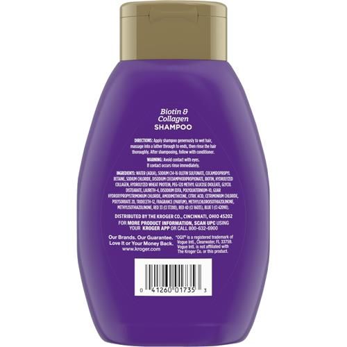 Shampooing Biotine & Collagène 13 fl oz Kroger