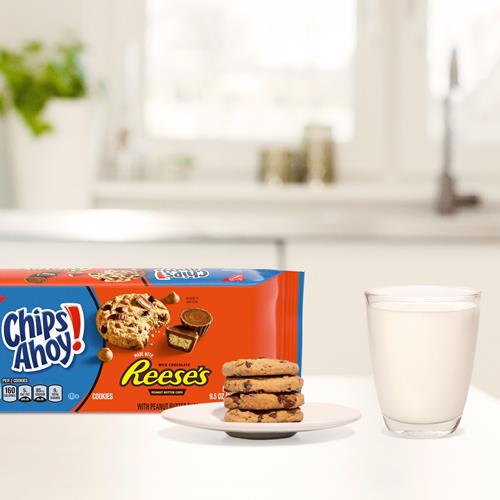 Chips Ahoy! Biscuits aux pépites de chocolat et au beurre de cacahuète Reese's, 269 g