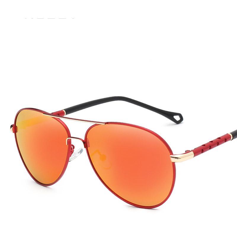 Célèbres Lunettes de Soleil Populaires d'Aviation Unisexe Homme et Femme en Métal de Haute Qualité Pour Fête Estivale et Conduite Lunettes de Soleil Polarisées de Marque Haut de Gamme