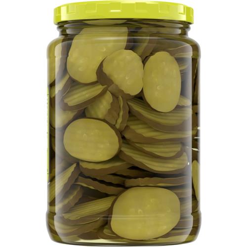 Cornichons aneth coupés ovales de Kroger pour hamburgers 710 ml