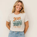 T-shirt graphique inspirant Jésus Le Chemin