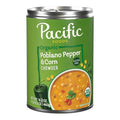 Velouté bio de maïs et de piment poblano Pacific Foods, boîte de 462 g
