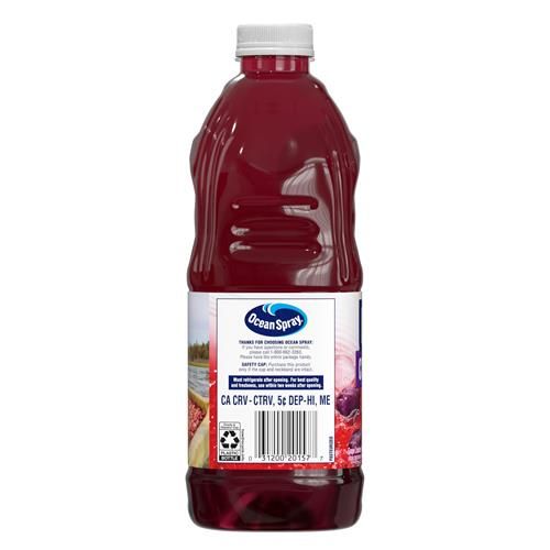 Boisson aux jus de canneberge et de raisin Ocean Spray Diet Cran-Grape, bouteille de 1,89 L (paquet de 1)
