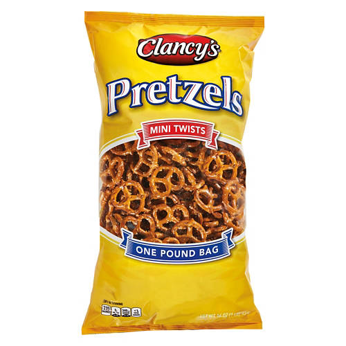 Mini-bretzels torsadés Clancy's, 450 g