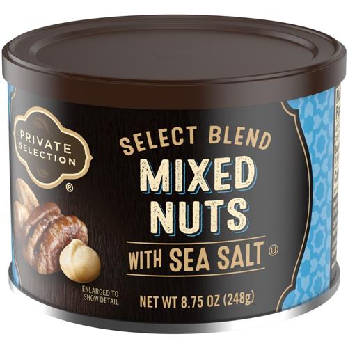 Mélange de noix salées au sel de mer Sélection privée 248 g