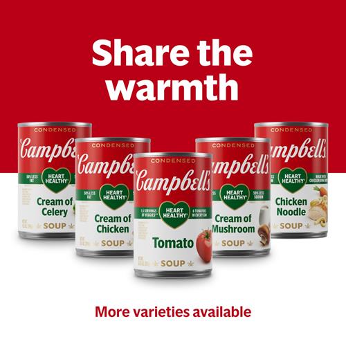 Campbell’S Condensed Heart Healthy Tomato Soup, 10.75 Oz Can