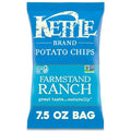 Croustilles cuites à la marmite, saveur Ranch de ferme, marque Kettle, 212 g