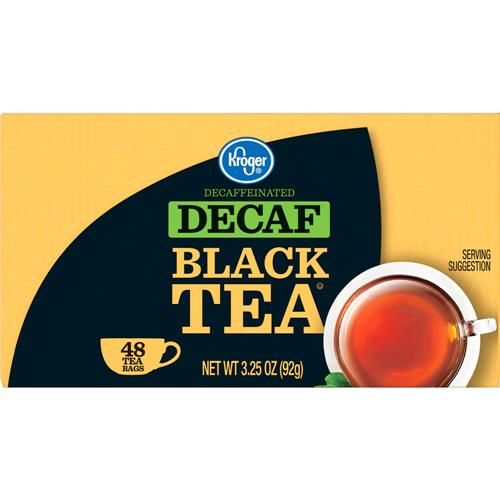 Kroger Sachets de thé noir décaféiné 48 unités