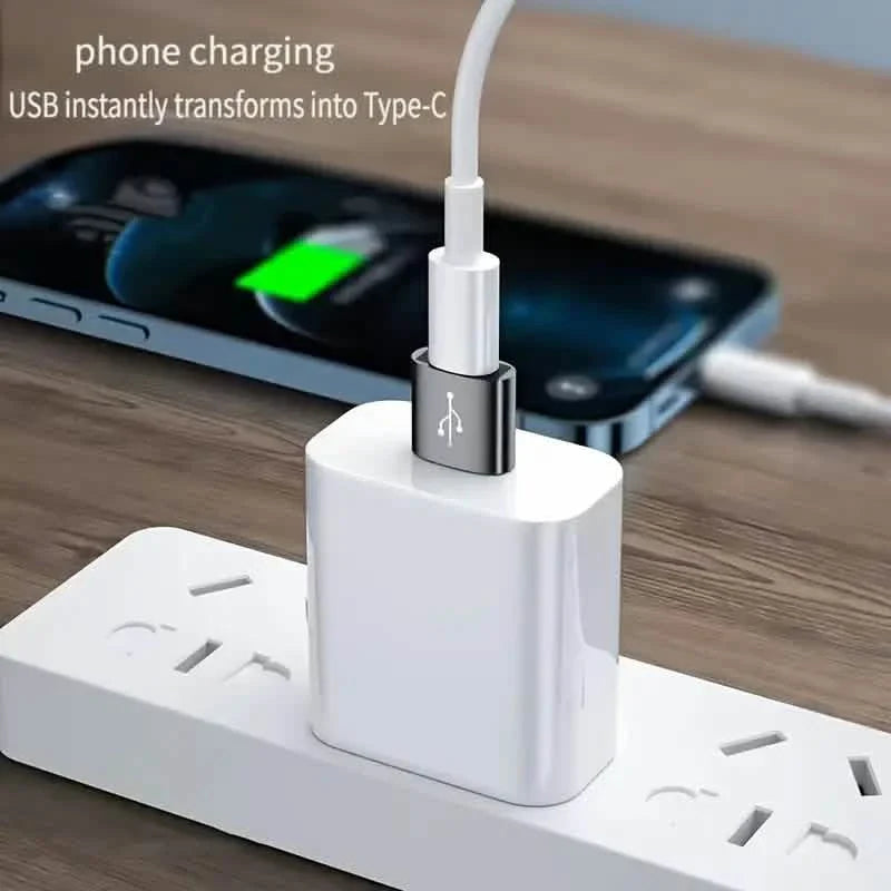 Lot de 2 : Adaptateurs Mini USB vers Type-C – Transfert de fichiers pour téléphones Android