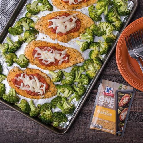 Mélange d'assaisonnement pour poulet au parmesan McCormick One Sheet Pan, 42 g