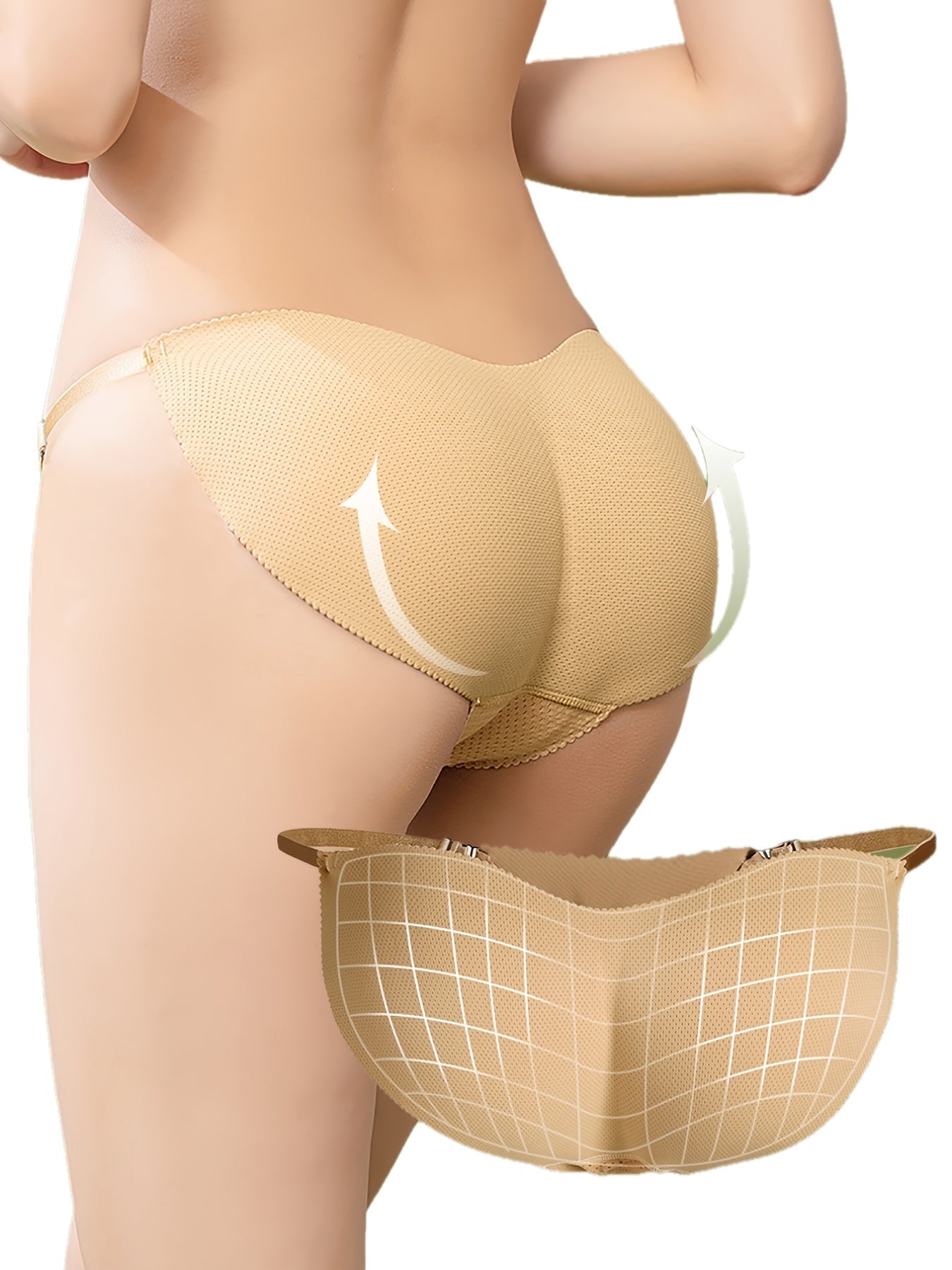 Culotte Invisible Push-up Effet Faux Fesses pour Femme – Lingerie Féminine Ultra-Fine, Respirante et Sans Couture pour un Rehaussement Naturel et un Confort Optimal Toute la Journée