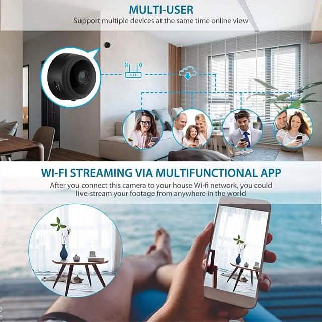 Mini caméra IP A9 Full HD 1080P