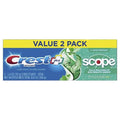 Dentifrice blanchissant complet Crest Plus Scope, Menthe fraîche, 153 g