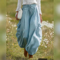 Pantalon décontracté ample à taille élastique et cordon de serrage | 5 coloris