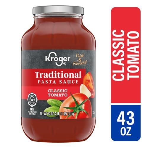 Sauce tomate classique traditionnelle Kroger pour pâtes 43 oz