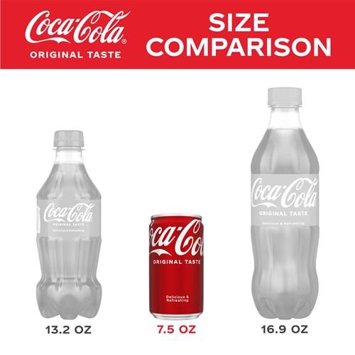 Coca-Cola, 222 ml, pack de 6