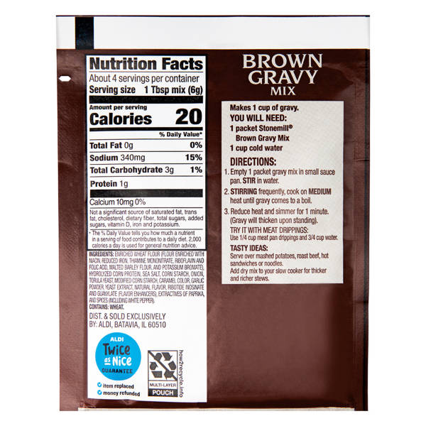 Mélange pour sauce brune Stonemill, 24 g