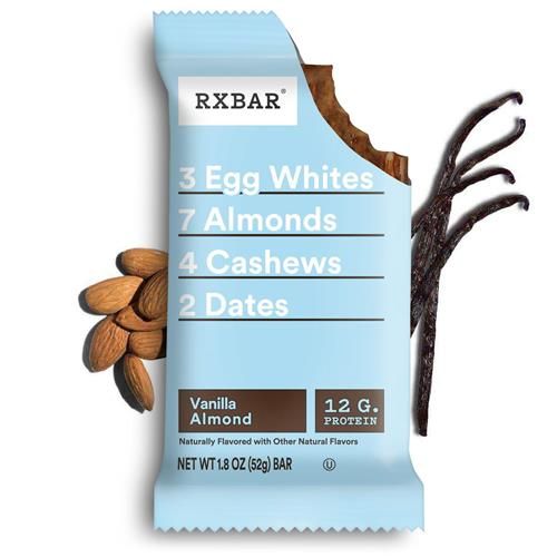Barres protéinées Rxbar, En-cas protéiné, Barres d'en-cas, Amande Vanille, Boîte de 624 g (12 barres)