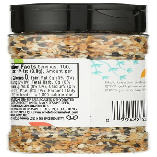 Assaisonnement pour bagels « Tout Garni » Whole Foods Market, 80 g