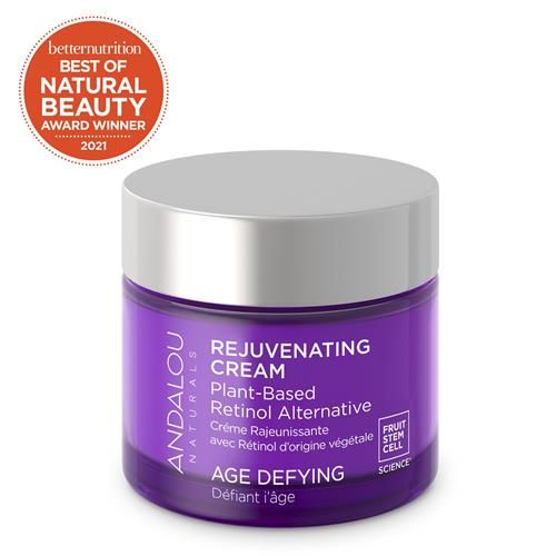 Crème Anti-Âge aux Alternatives Végétales au Rétinol Andalou Naturals, 48 g