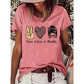 T-shirt graphique à manches courtes et col rond