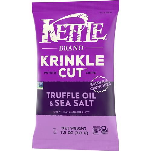 Kettle Brand Croustilles Ondulées, Truffe et Fleur de Sel, 213 g