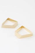Boucles d'oreilles formes droites abstraites