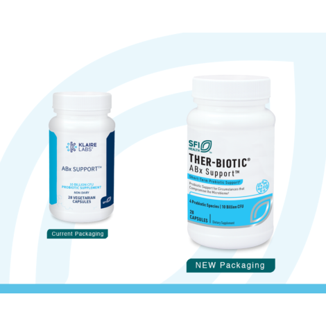 Klaire Labs ABX Support 28 gélules végétales