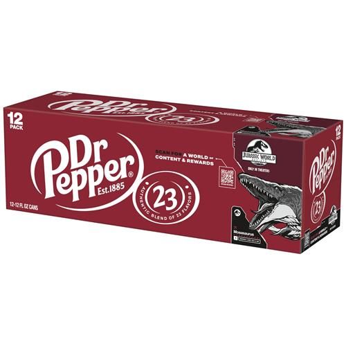 Boisson gazeuse Dr Pepper, canettes de 355 ml, paquet de 12