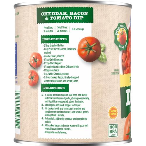 Tomates coupées en dés, petit format, Kroger 793 g