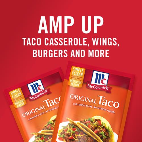 Mélange d'épices à tacos original McCormick, 28 g