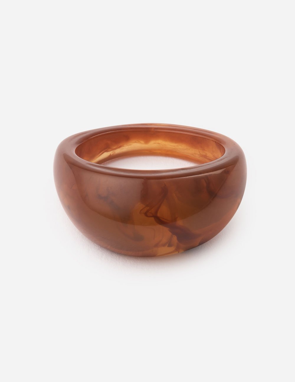 Ensemble de bagues dôme en résine