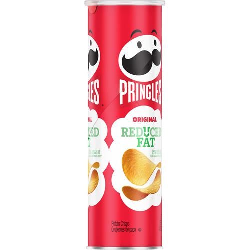 Tuiles de pommes de terre Pringles, collations pour le déjeuner, collations nomades, teneur réduite en matières grasses, boîte de 139 g (1 boîte)