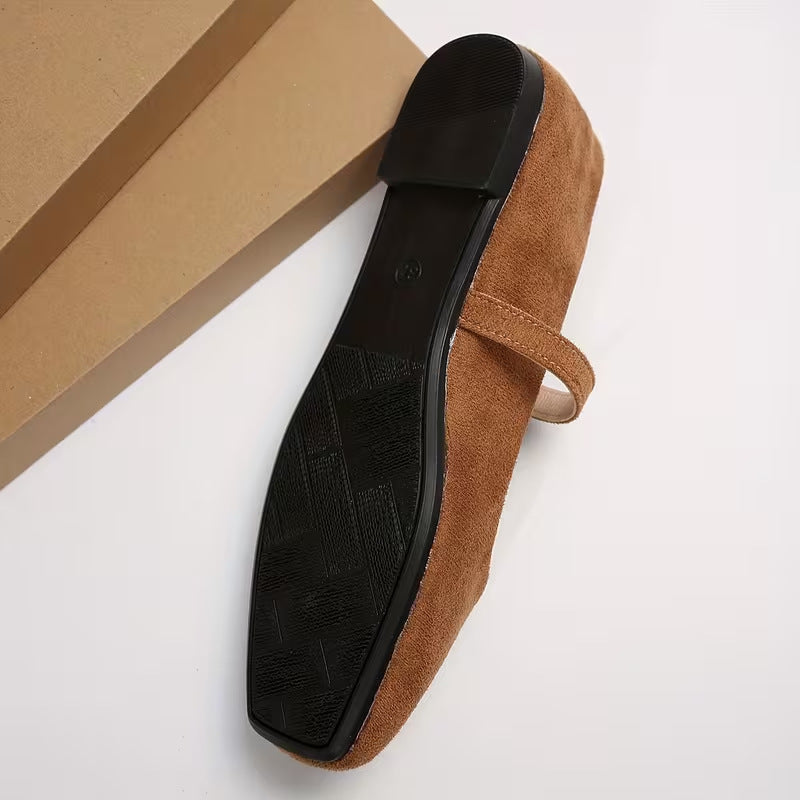 Escarpins plats vintage Mary Jane pour femmes