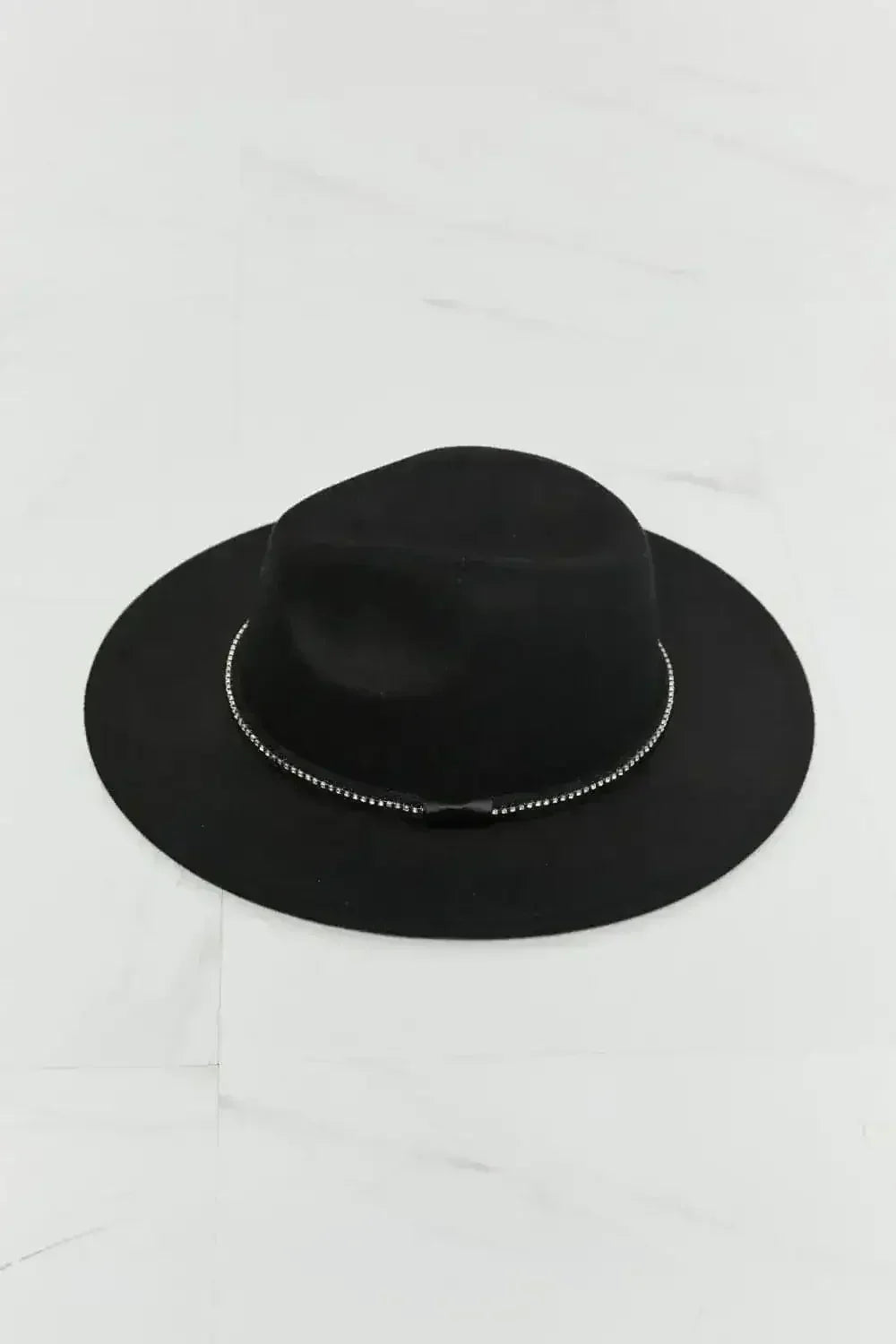 Chapeau Fedora Fame - Feutre de laine réglable - Protection solaire et style intemporel