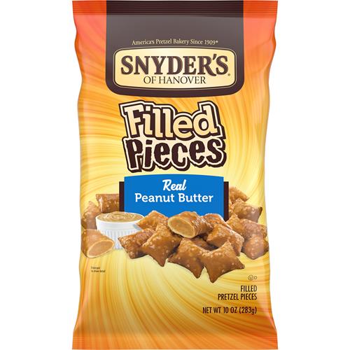 Snyders Of Hanover Bretzels fourrés au beurre de cacahuète, sac de 283 g