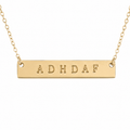 ADHDAF Necklace | Sterling Silver or Gold Filled