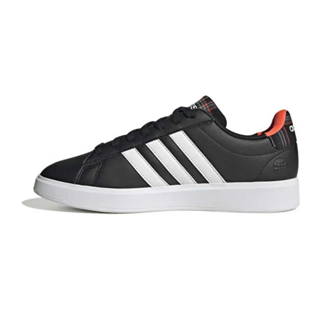 adidas Grand Court 2.0 pour homme (Noir / Blanc nuage / Gris deux)