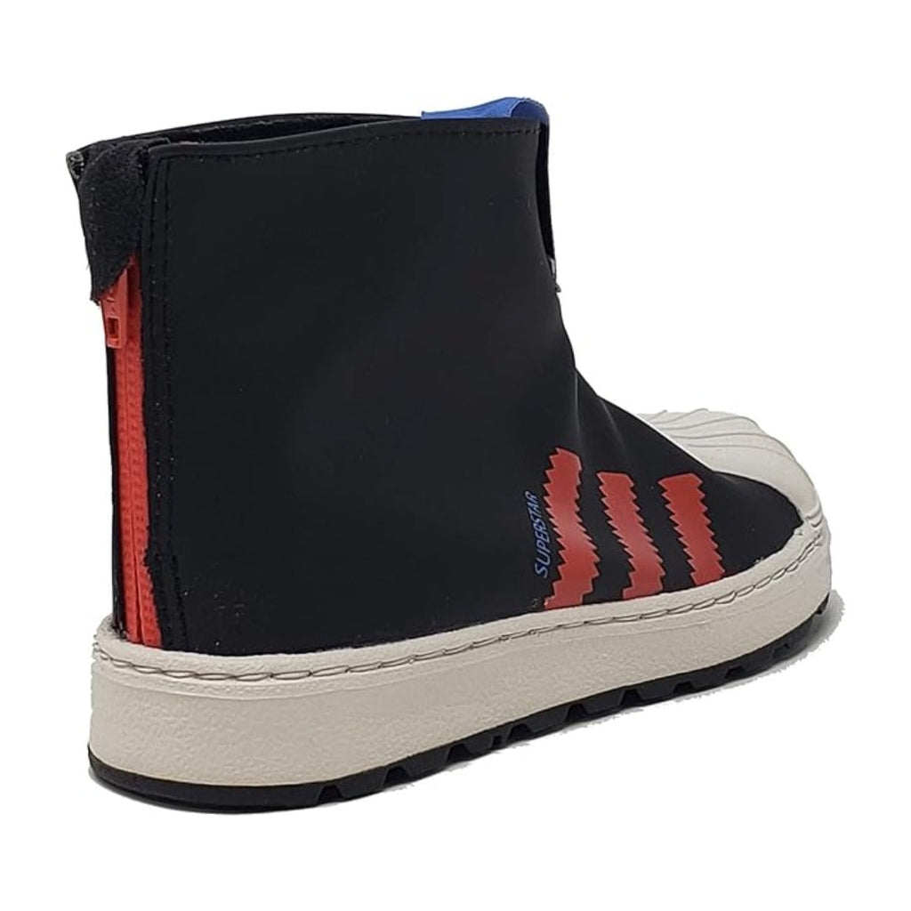 adidas Tout-petit Superstar 360 Rain (Noir / Rouge vif / Bleu focus)