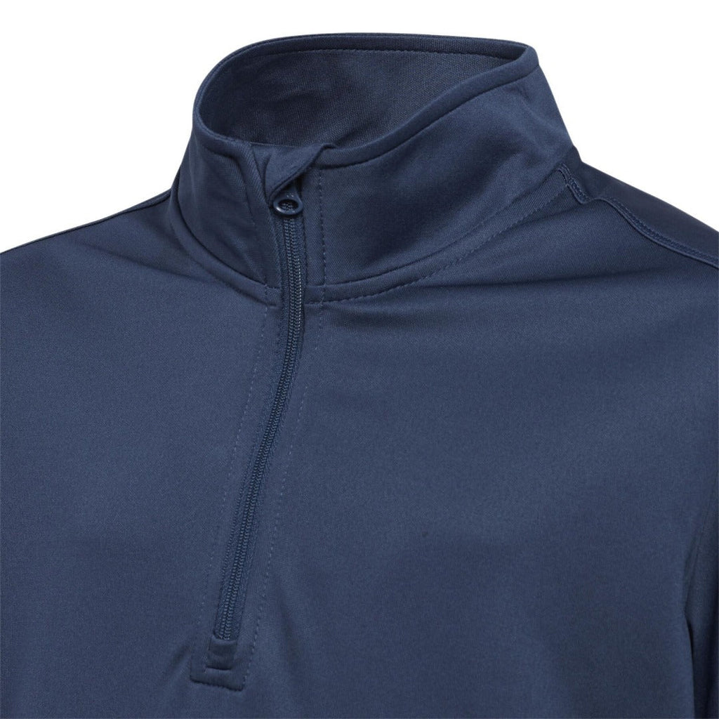 Haut de survêtement garçon adidas ¼ Zip Solid Heather - Marine