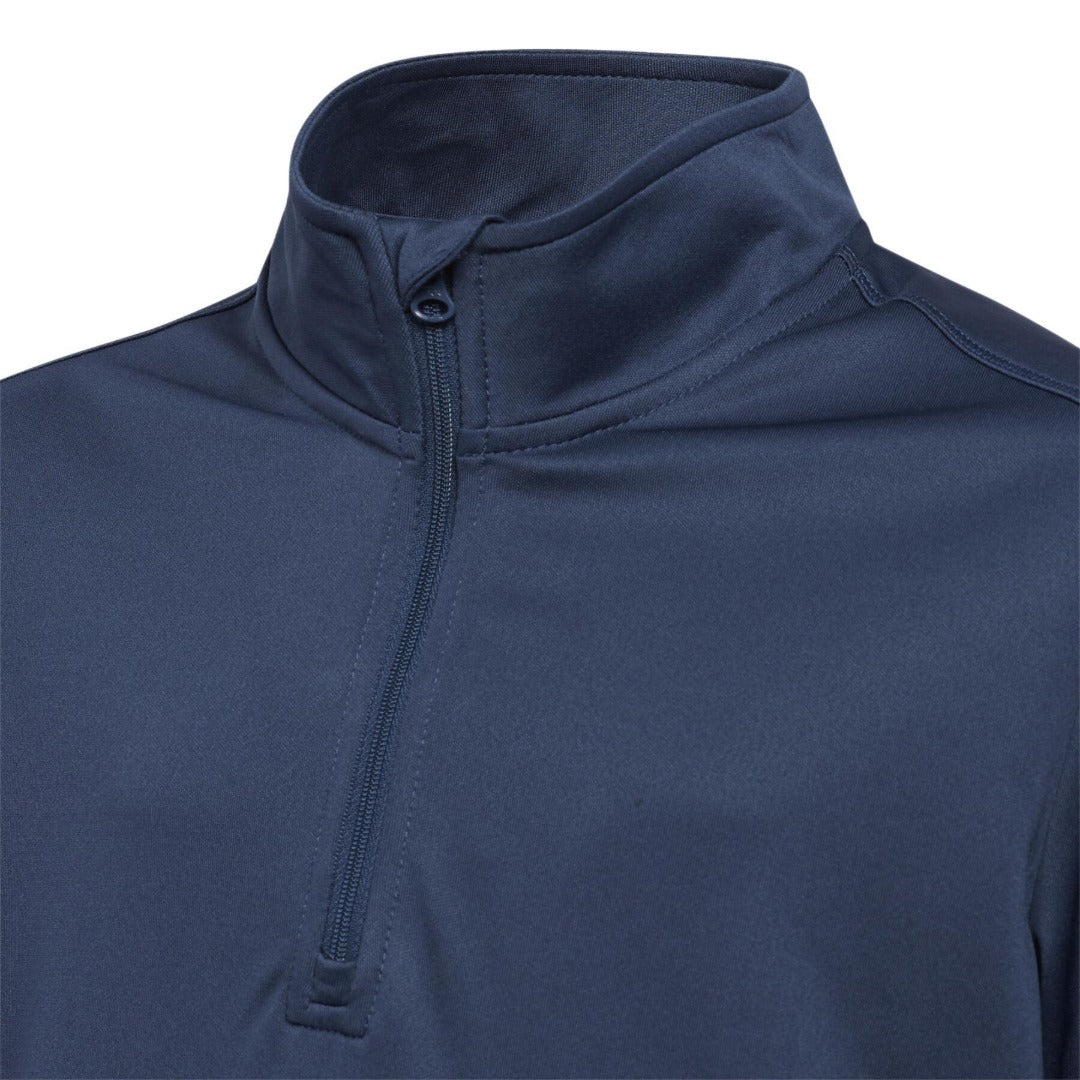 Haut de survêtement garçon adidas ¼ Zip Solid Heather - Marine