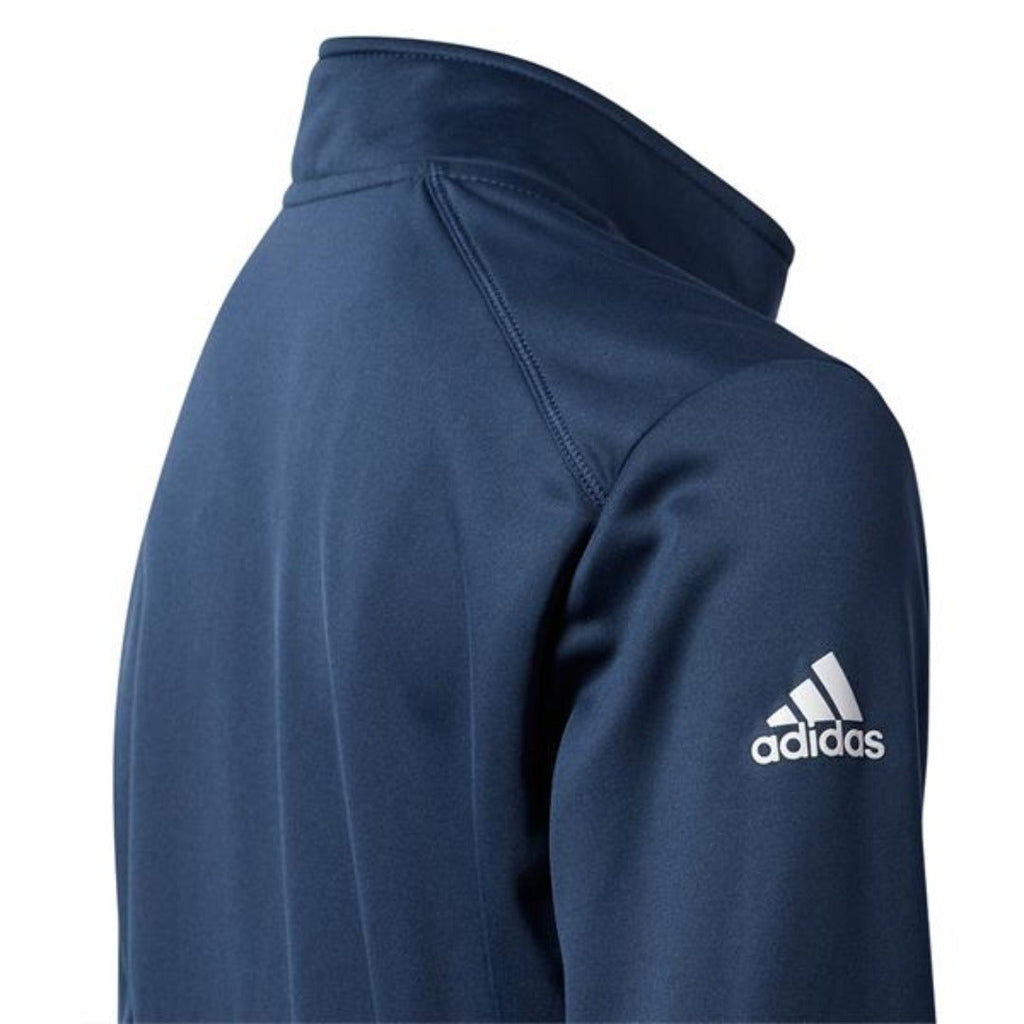 Haut de survêtement garçon adidas ¼ Zip Solid Heather - Marine