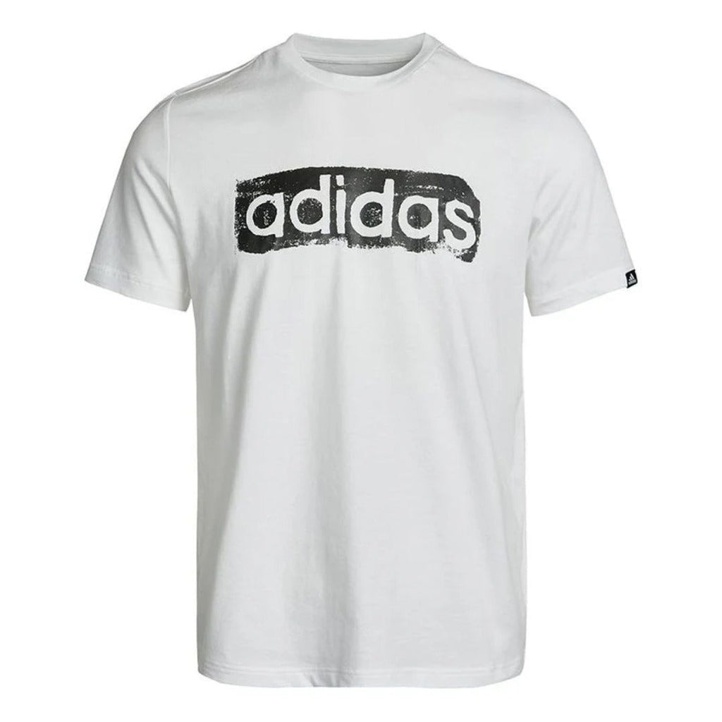 T-shirt adidas BRSHSTRK V4 Homme - Blanc Noir