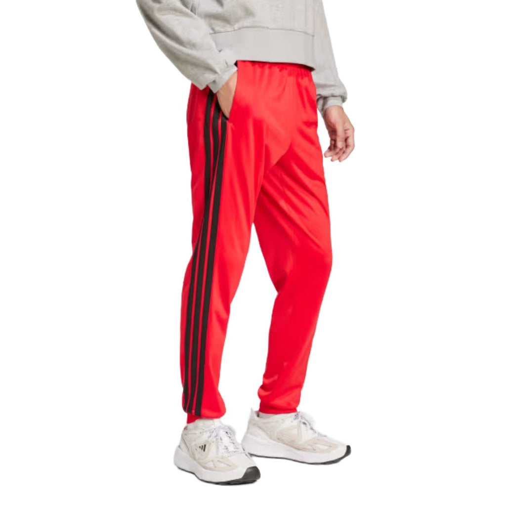 Pantalon de survêtement fuselé classique adidas 3-Stripes en tricot pour homme - Ruby pur