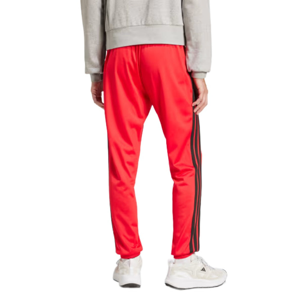 Pantalon de survêtement fuselé classique adidas 3-Stripes en tricot pour homme - Ruby pur
