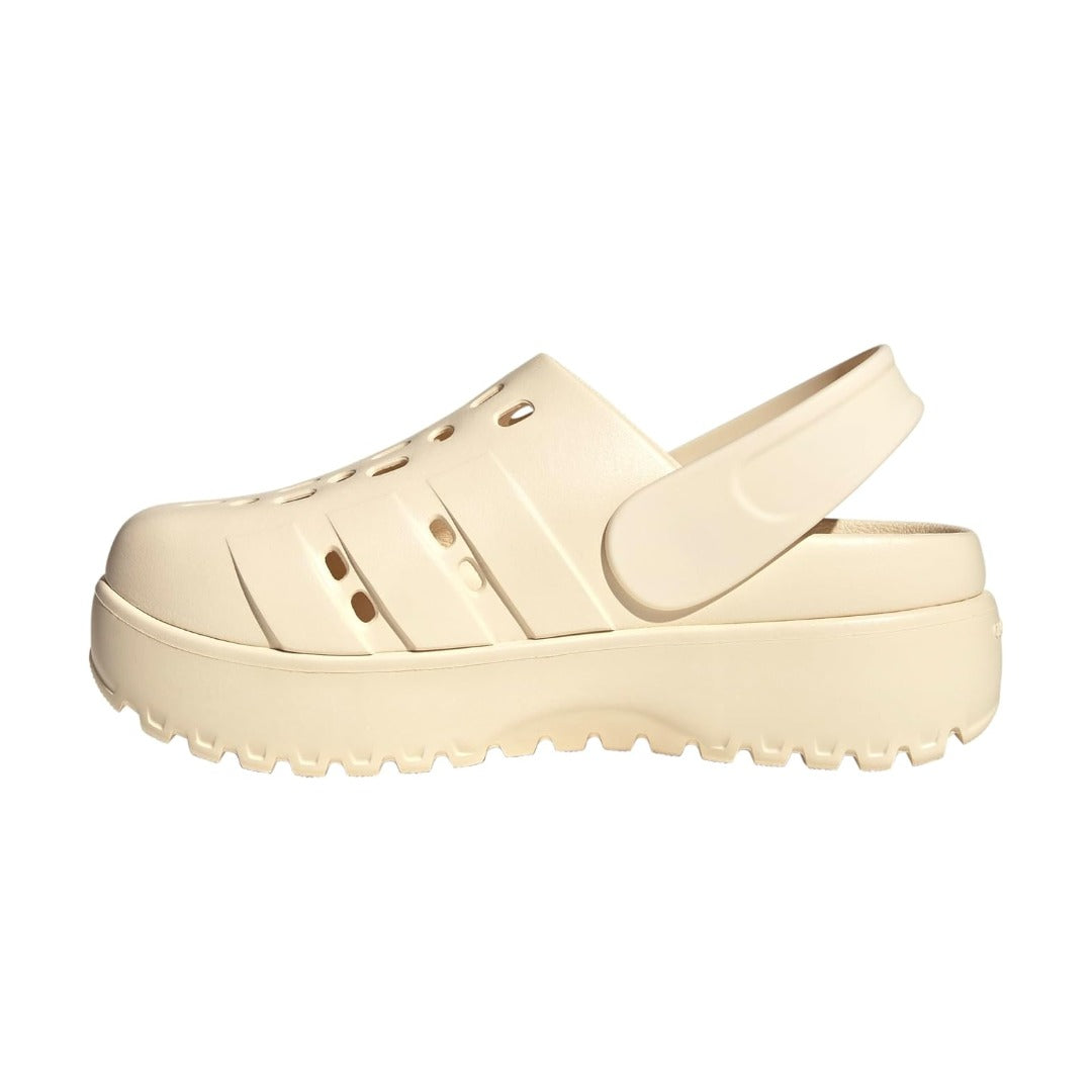 Sabots-sandales plateforme ADILETTE CLOG pour femme adidas - Wonder White