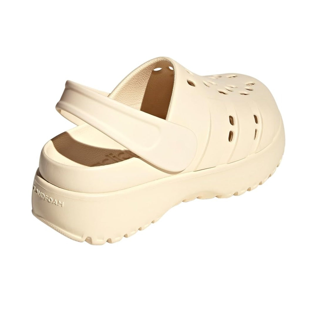 Sabots-sandales plateforme ADILETTE CLOG pour femme adidas - Wonder White