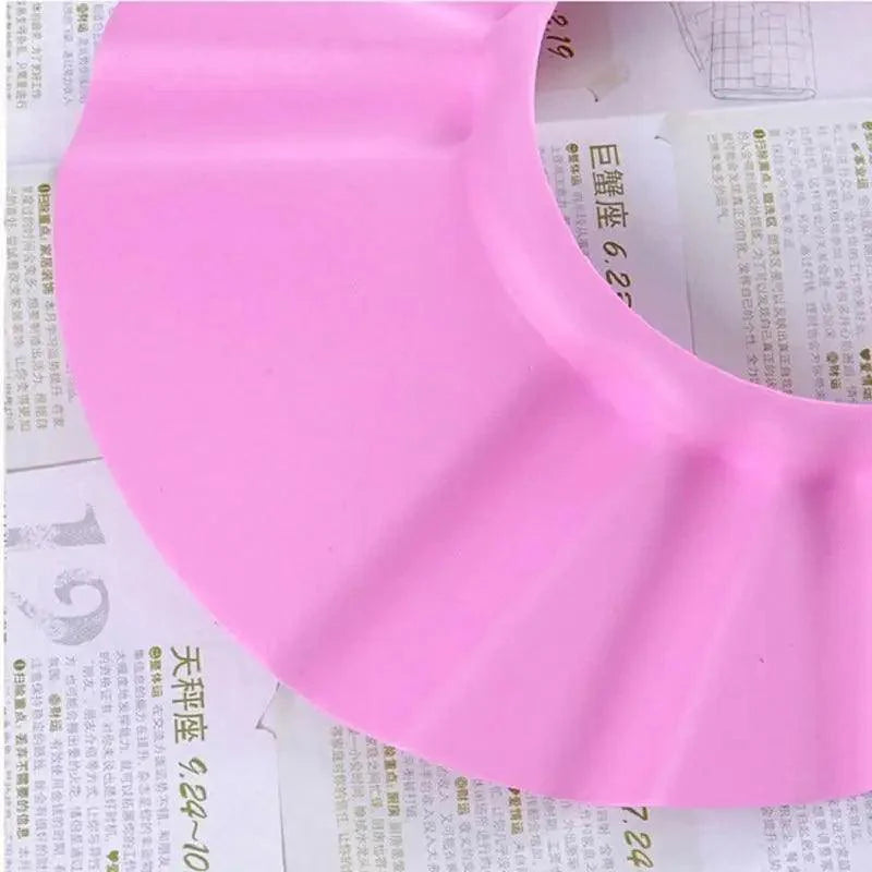Bonnets de douche réglables pour bébé, visière de bain colorée pour enfants, protection des oreilles pour le bain