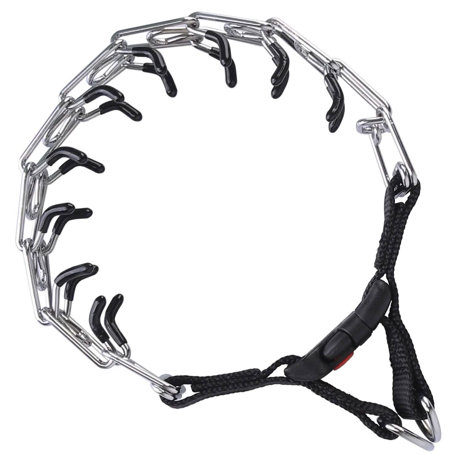 Chaîne de dressage étrangleuse réglable pour chien