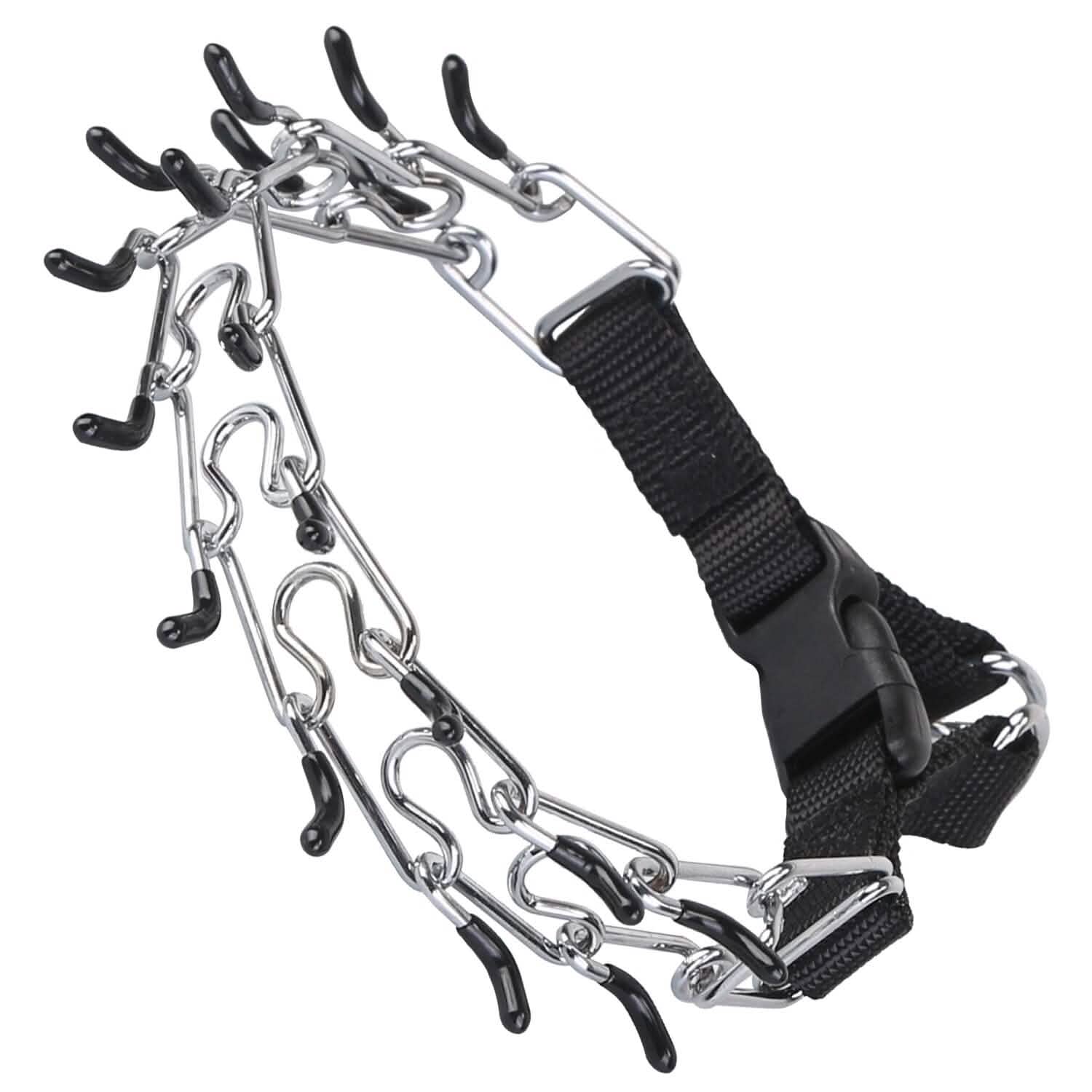 Chaîne de dressage étrangleuse réglable pour chien